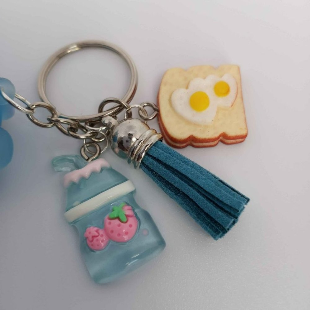 NEW- Shiba Keychain With Charms - Picture 3 of 7